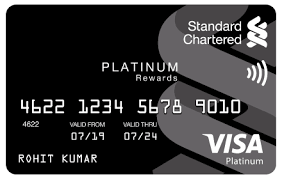 standard chartered platinum credit card